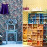 Variante del interior de la guardería al estilo de los años 60.