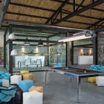 La opción de registro de un área de recreación en un edificio de oficinas