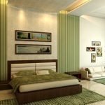 Verde en diseño de dormitorio
