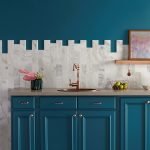 Cocina turquesa oscura