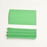 Recorte papel de 2.5 × 8 cm para hojas