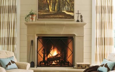Decoración de chimenea: ideas y métodos de diseño.