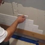 Colocación de azulejos individualmente