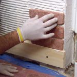 Colocación de ladrillos decorativos