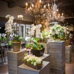 Candelabros con velas en el interior
