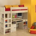 Cama en el segundo piso