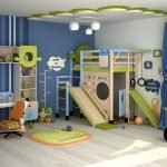 Muebles para una sala de juegos en un departamento
