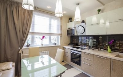 Cocina de diseño de 3 por 4 metros