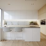 Blanco con color beige