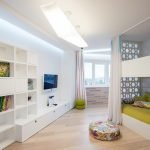 Blanco en el interior del apartamento