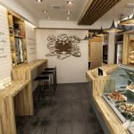Muebles de madera en el interior