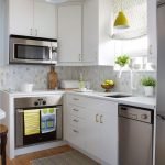 Cocina de esquina blanca