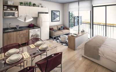 Apartamento de diseño de 32 metros cuadrados. m