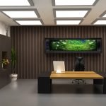 Opción de iluminación del techo del gabinete