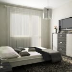 TV frente a la cama