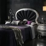 Muebles de plata en el dormitorio