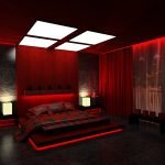Cama retroiluminada