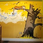Pintura mural en la guardería