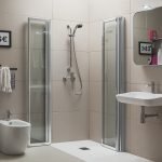 Fontanería blanca en el baño