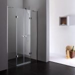 Ducha de baño de estilo minimalista