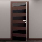 Puertas con inserciones de tiras de vidrio