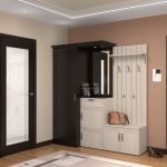 Muebles de pasillo blanco
