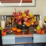 Velas en la mesa del comedor