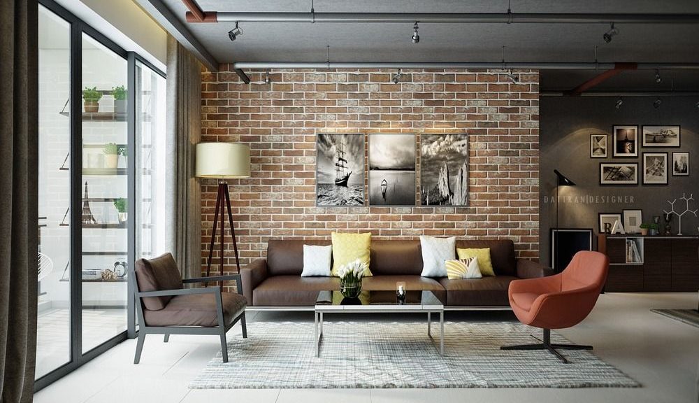 Képek a belső terekhez loft stílusban