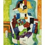 Arlequín con guitarra J. Braque