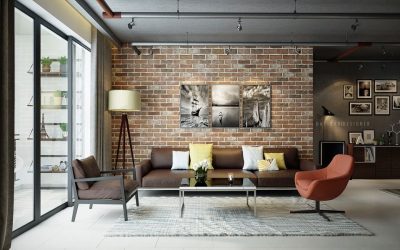 Cuadros para el interior en estilo loft.