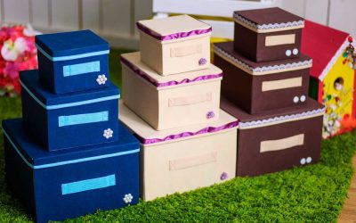 Formas de crear y decorar cajas de almacenamiento