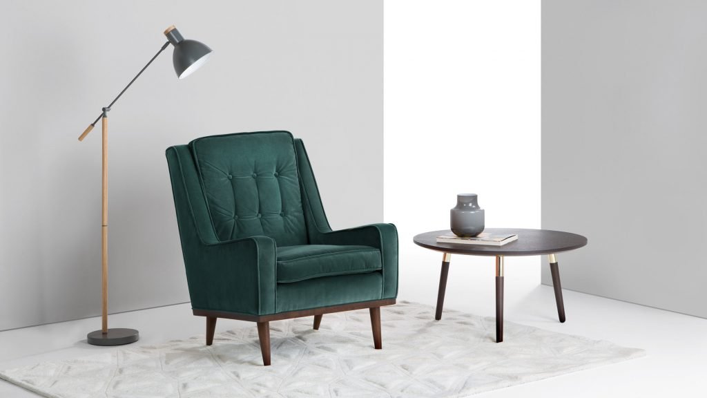 Křeslo v interiéru