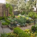Jardín en la cabaña