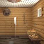 Kaska al lado de la ducha