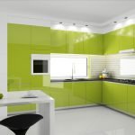 Cocina bien iluminada
