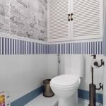 Tira en diseño de baño