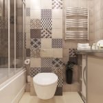 Estilo oriental en el diseño del baño.