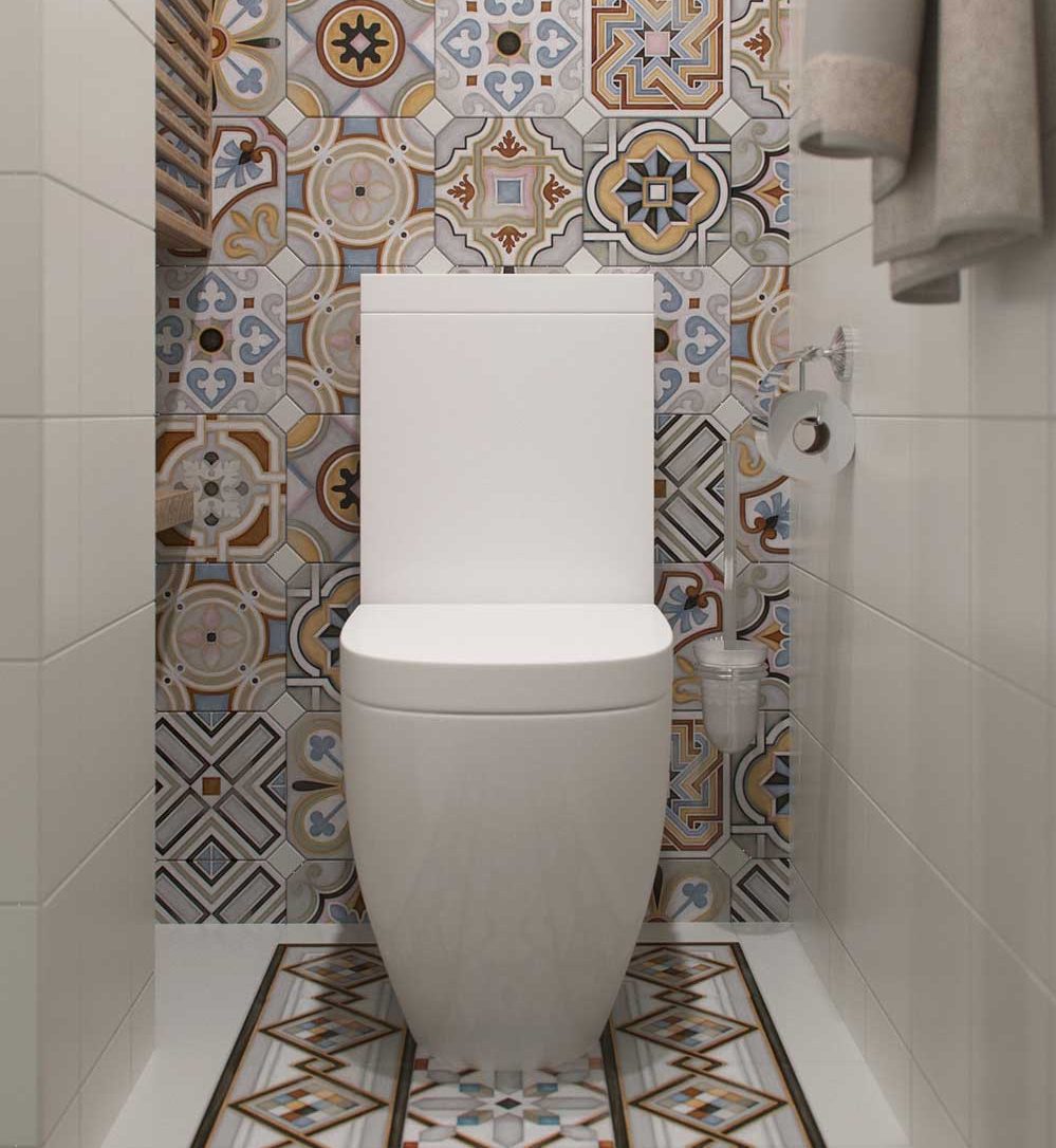 Azulejo del inodoro