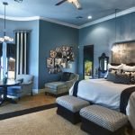 Azul con beige