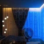 LED debajo del alero