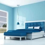 Muebles azules paredes azules