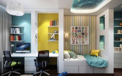 Ideas modernas para decorar una habitación infantil.