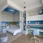Fotowall-papel en un interior