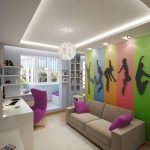 Interior con balcon