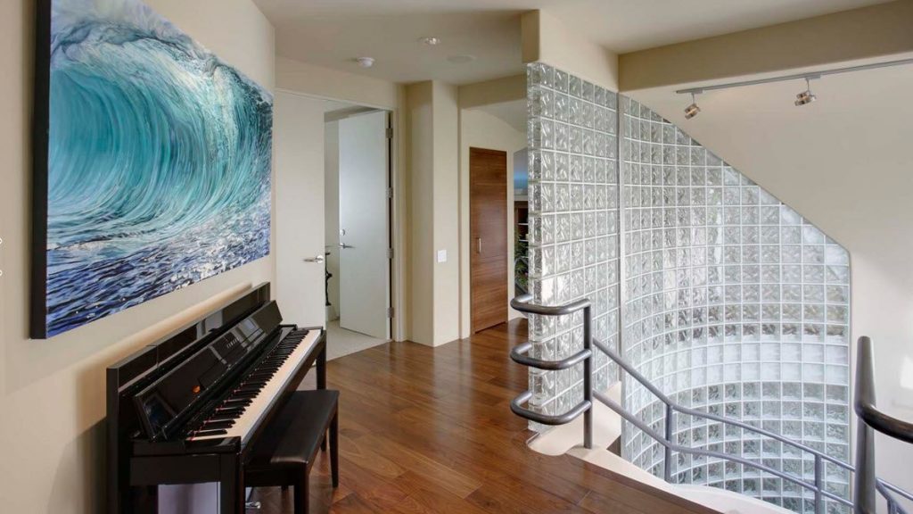 Skleněné tvárnice v interiéru