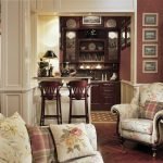 Muebles oscuros en la cocina