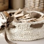 Cesta de pinzas para la ropa