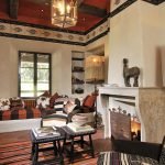 Chimenea en el interior