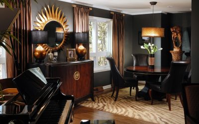 Estilo africano en el interior y sus características.