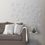 Mariposas en la pared